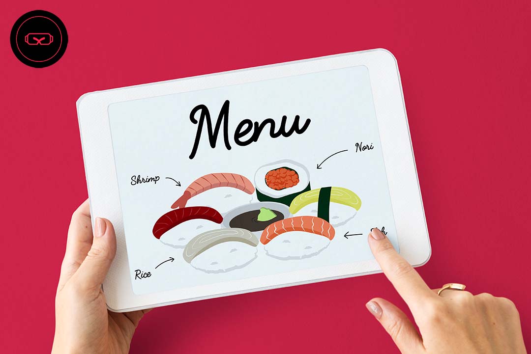 Image of an interactive menu